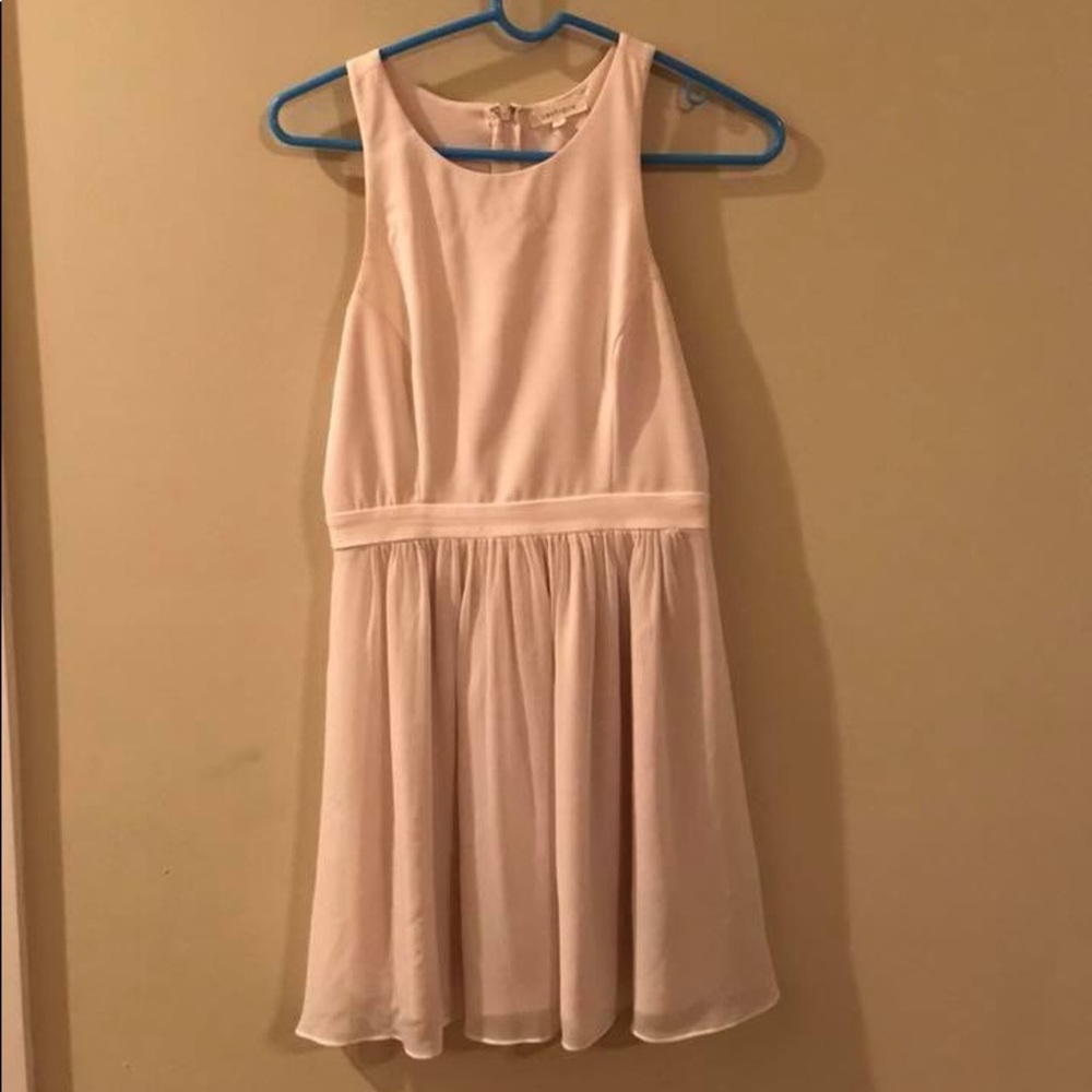 Ivory wasted/graduation dress